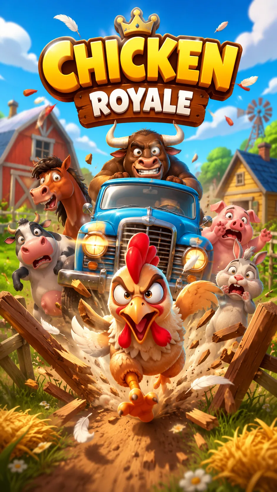 Chicken Royale gameplay